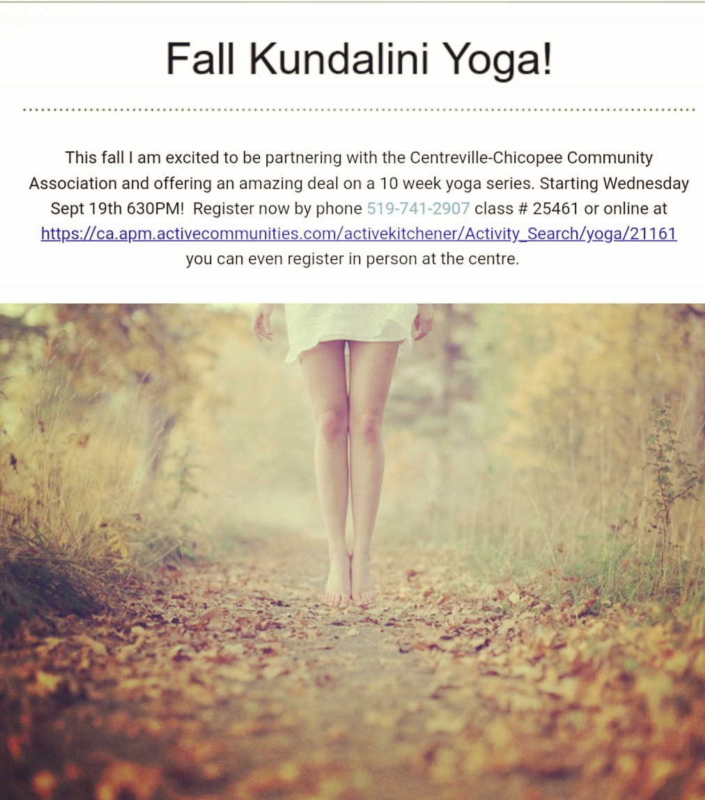 Fall Yoga sessions