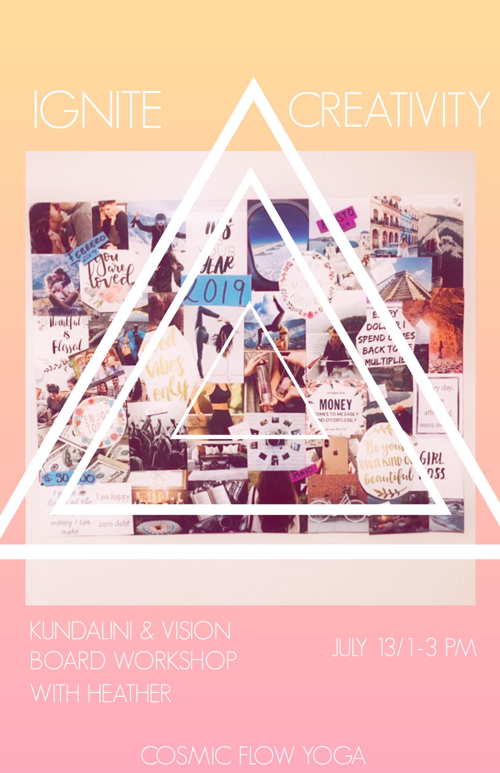 Ignite Your Creativity:  A Kundalini Yoga and Vision Board Workshop
