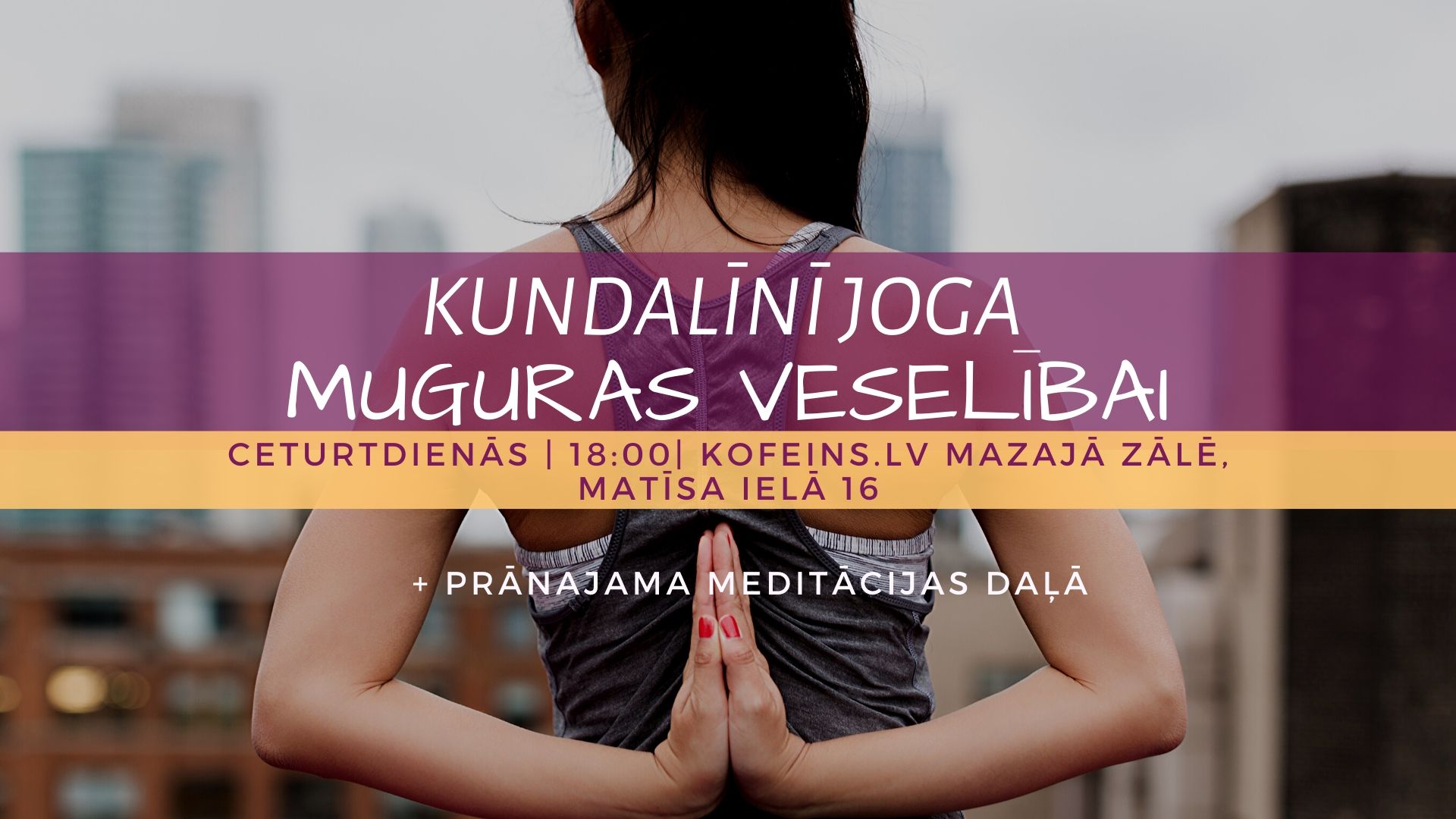 Kundalīnī joga muguras veselībai + prānajama/ Kundalini yoga for healthy back + pranayama