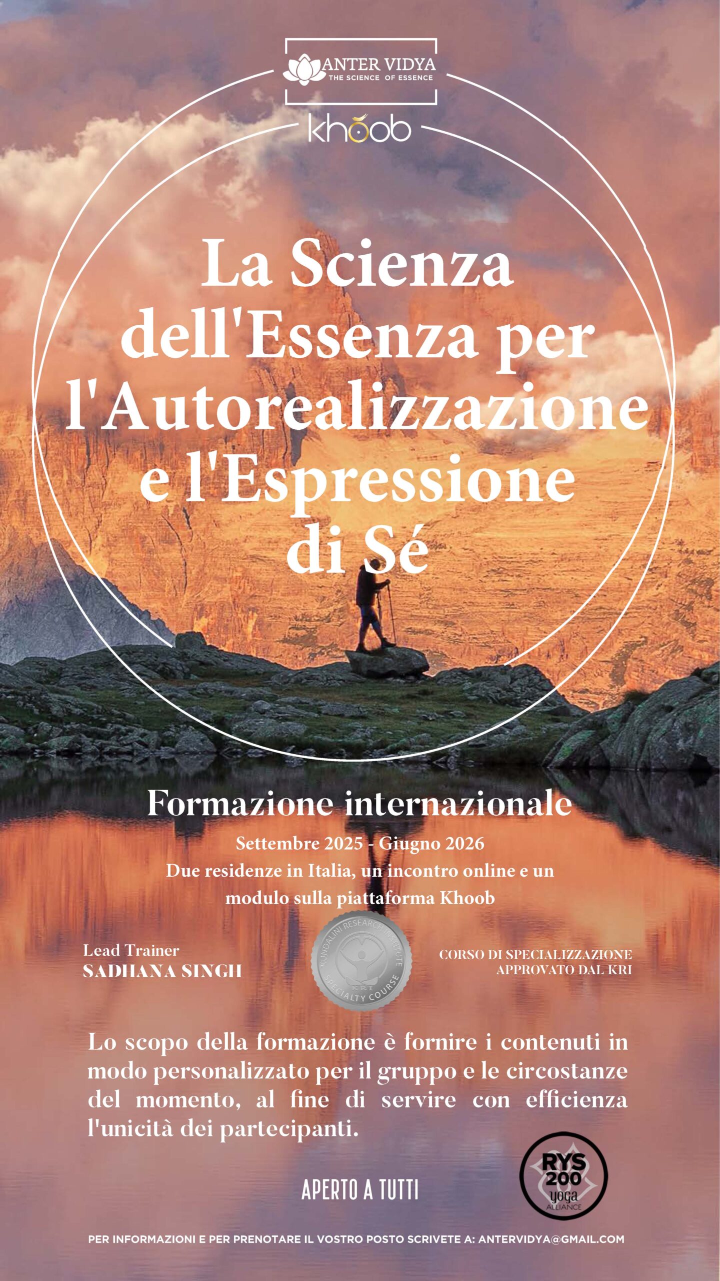 “The Science of Essence for Self-realization and Self-Expression”, KRI Specialty Course