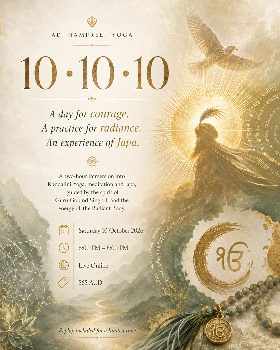 10.10.10 Radiance Courage Japa